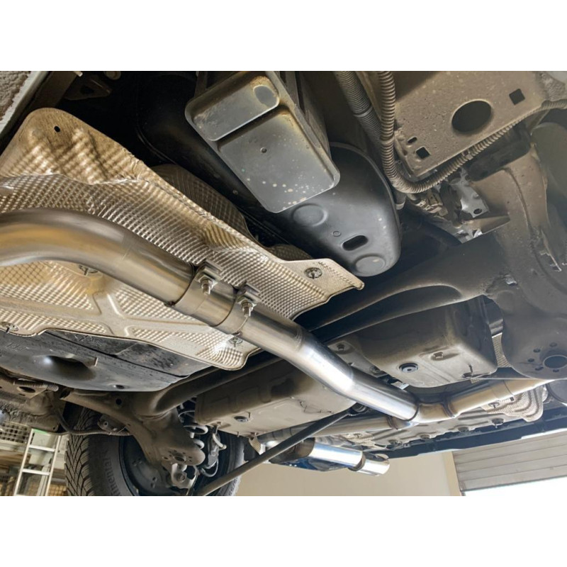 Opel Astra K Sports Tourer Silenziatore anteriore (Cod. F-OP044010-VSD)
