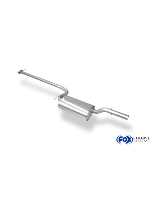 Ford Focus I DAW/DBW/DFW/DNW 1,8l Silenziatore anteriore (Cod. F-FO030020-VSD)