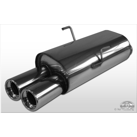 Peugeot 106 I/II – 1,0 and 1,1 Silenziatore posteriore – 2x76 Tipo 13 (Cod. F-PE010012-068)