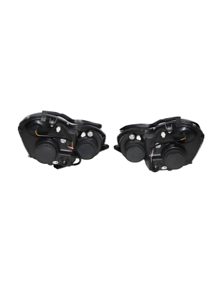 Fari Anteriori Angel Eyes Mercedes W203 2001-2007 Black (Cod. E-FAME040)