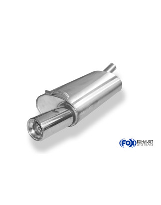 Ford Fiesta GFJ Silenziatore posteriore – 1x80 Tipo 13 (Cod. F-FO010001-069)
