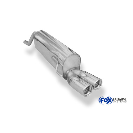 Fiat Grande Punto 199 – petrol Silenziatore posteriore – 2x76 Tipo 13 (Cod. F-FI041011-068)