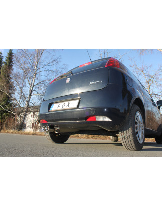 Fiat Grande Punto 199 – petrol Silenziatore posteriore – 2x76 Tipo 13 (Cod. F-FI041011-068)