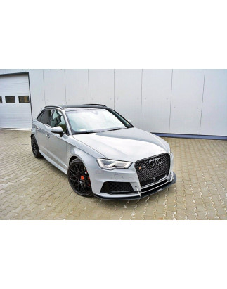 SPLITTER RACING ANTERIORE Audi RS3 8V Sportback (Cod. M-AU-RS3-8V-CNC-FD1A)