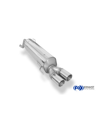 Fiat Grande Punto 199 – Benzin Silenziatore posteriore – 2x76 Tipo 12 (Cod. F-FI041011-048)