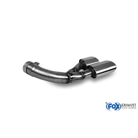 VW Amarok 4x4 terminali di scarico destro on the vehicle – 2x115x85 Tipo (Cod. F-VW210050-462)
