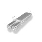 Opel Astra F-CC Silenziatore posteriore 3-point-fixation – 2x80 tipo (Cod. F-OP040142-070)