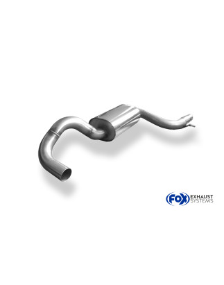 VW Beetle Tipo 16 mid silencerpipe diameter: 70mm (Cod. F-VW101010-MSD)
