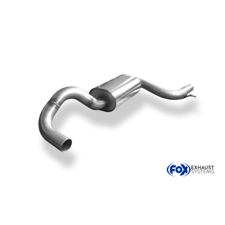 VW Beetle Tipo 16 mid silencerpipe diameter: 70mm (Cod. F-VW101010-MSD)