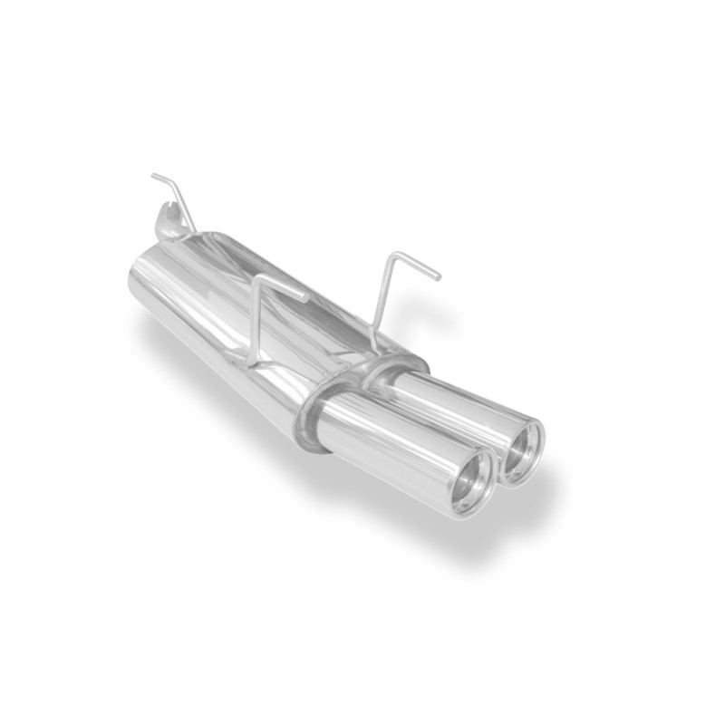 Opel Astra F Caravan Silenziatore posteriore 3-point-fixation – 2x80 (Cod. F-OP040072-070)