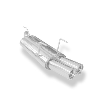 Opel Astra F Caravan Silenziatore posteriore 3-point-fixation – 2x80 (Cod. F-OP040072-070)
