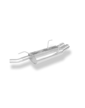 Opel Astra F Caravan Silenziatore posteriore 3-point-fixation – 2x80 (Cod. F-OP040072-070)