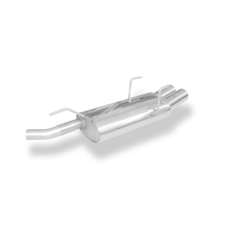 Opel Astra F Caravan Silenziatore posteriore 3-point-fixation – 2x80 (Cod. F-OP040072-070)