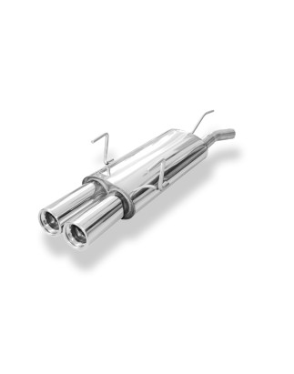 Opel Astra F Caravan Silenziatore posteriore 3-point-fixation – 2x80 (Cod. F-OP040072-070)