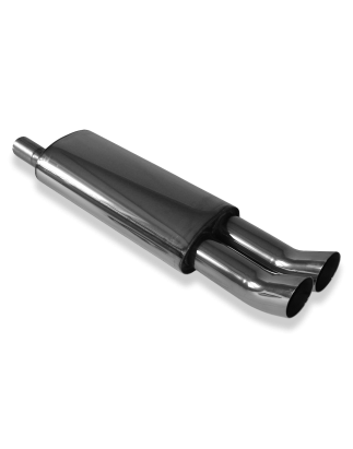 Opel Kadett E-CC Silenziatore posteriore – 2x76 Tipo 18 (Cod. F-OP013002-166)