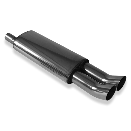 Opel Kadett E-CC Silenziatore posteriore – 2x76 Tipo 18 (Cod. F-OP013002-166)