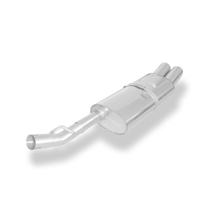Opel Vectra A hatchback Silenziatore posteriore – 2x76 Tipo 13 (Cod. F-OP050012-068)