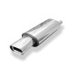 Opel Astra F-CC Silenziatore posteriore 1-point-fixation – 135x80 tipo (Cod. F-OP040052-593)