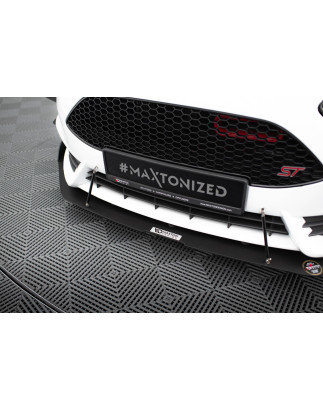 SPLITTER ANTERIORE Racing V.2 Ford Fiesta ST Mk7 FL  (Cod. M-FO-FI-7F-ST-CNC-FD2A)