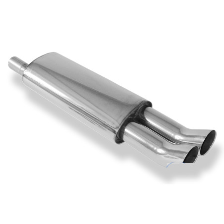 Opel Astra F Caravan Silenziatore posteriore 1-point-fixation – 2x76 (Cod. F-OP040062-166)