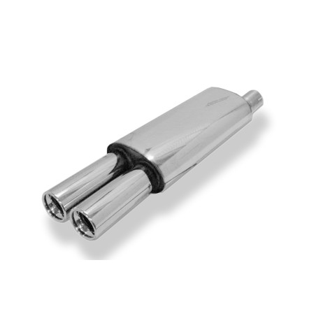 Opel Astra F notchback Silenziatore posteriore 3-point-fixation – 2x8 (Cod. F-OP040132-070)