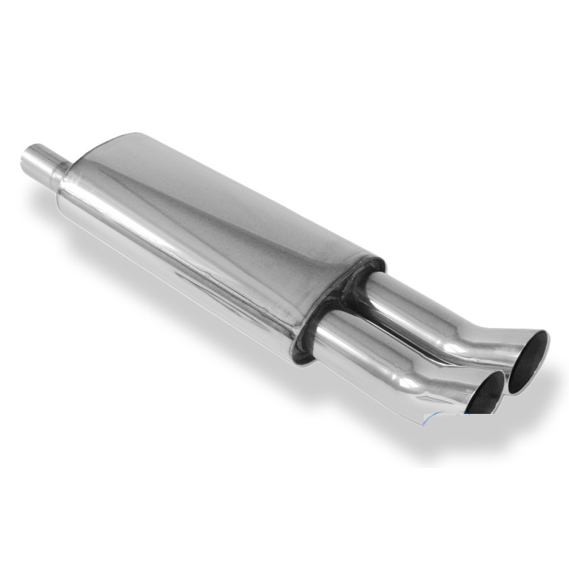 Opel Astra F notchback Silenziatore posteriore 3-point-fixation – 2x7 (Cod. F-OP040132-166)