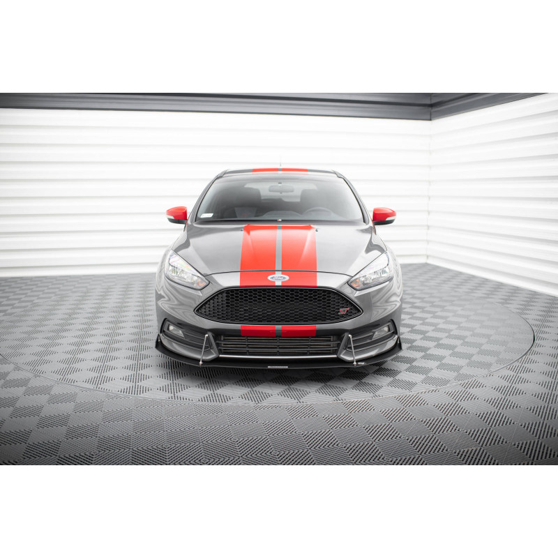 SPLITTER ANTERIORE RACING V.2 Ford Focus ST Mk3 FL (Cod. M-FO-FO-3F-ST-CNC-FD2A)