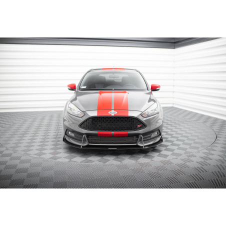 SPLITTER ANTERIORE RACING V.2 Ford Focus ST Mk3 FL (Cod. M-FO-FO-3F-ST-CNC-FD2A)