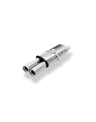 Opel Kadett E-CC Silenziatore posteriore – 2x80 Tipo 13 (Cod. F-OP013002-070)