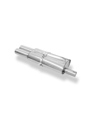 Opel Kadett E-CC Silenziatore posteriore – 2x80 Tipo 13 (Cod. F-OP013002-070)