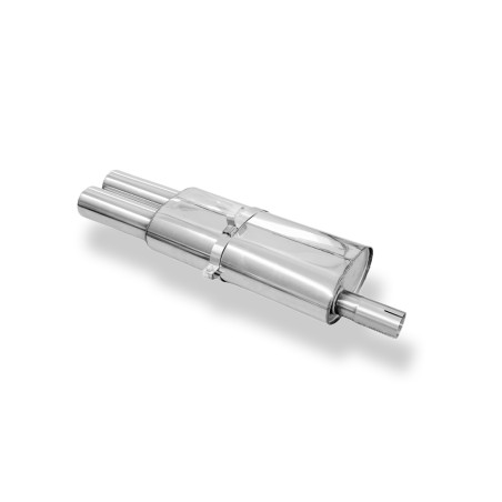 Opel Kadett E-CC Silenziatore posteriore – 2x80 Tipo 13 (Cod. F-OP013002-070)