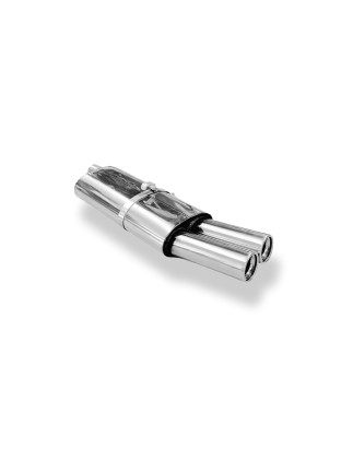 Opel Kadett E-CC Silenziatore posteriore – 2x80 Tipo 13 (Cod. F-OP013002-070)