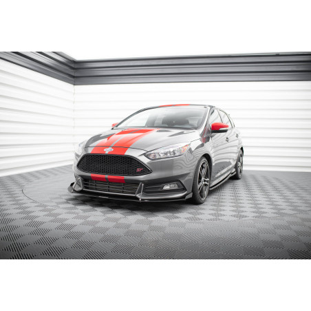 SPLITTER ANTERIORE RACING V.2 Ford Focus ST Mk3 FL (Cod. M-FO-FO-3F-ST-CNC-FD2A)