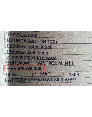 Hyundai Tucson NX4E – 4x2 & 4x4 (big Batterie) front silence (Cod. F-HY152010-VSD)