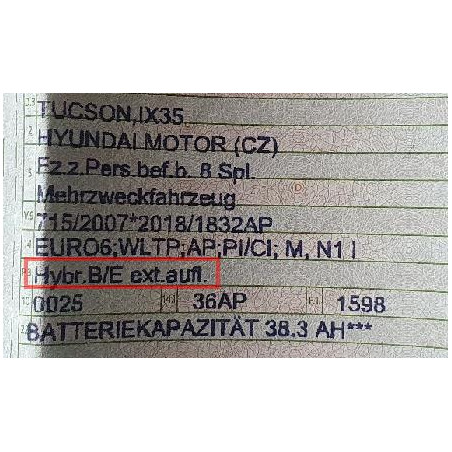 Hyundai Tucson NX4E – 4x2 & 4x4 (big Batterie) front silence (Cod. F-HY152010-VSD)