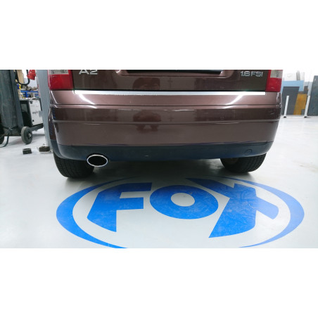 Audi A2 – 1,4l – 34l serbatoio Silenziatore posteriore – 115x85 Tipo 32 (Cod. F-AU040013-347)