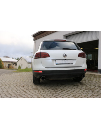 VW Touareg Tipo 7P pair of terminali di scarico to Anstecken – 1x114 t (Cod. F-VW141000-295)