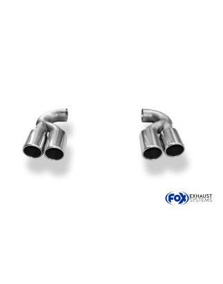 VW Touareg Tipo 7L pair of terminali di scarico to Anstecken – 2x90 ty (Cod. F-VW140000-132)