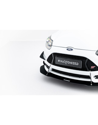 SPLITTER ANTERIORE RACING V.1 Ford Focus ST Mk3 (Cod. M-FO-FO-3-ST-CNC-FD1A)