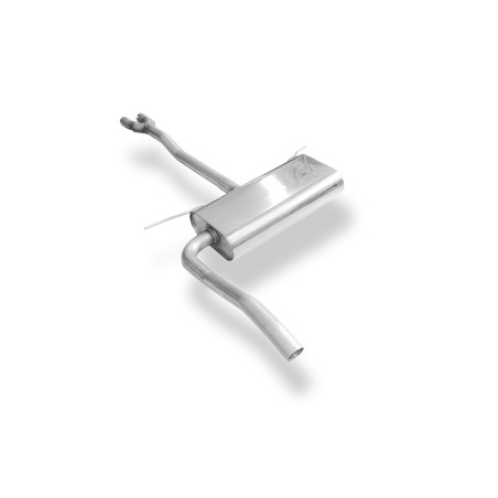 Audi A6 4B Silenziatore anteriore per models con double catalytic c (Cod. F-AU071010-VSD)