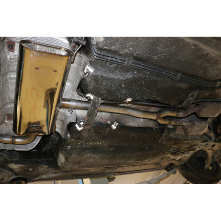 Audi A6 4B Silenziatore anteriore per models con double catalytic c (Cod. F-AU071010-VSD)