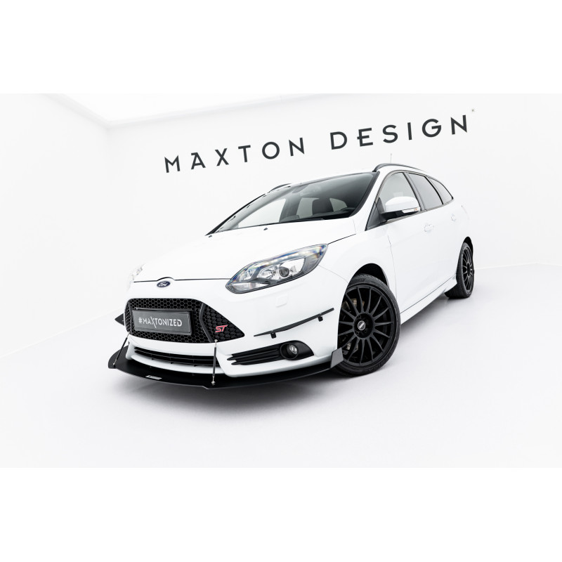 SPLITTER ANTERIORE RACING V.2 Ford Focus ST Mk3 (Cod. M-FO-FO-3-ST-CNC-FD2A)