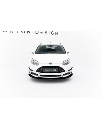 SPLITTER ANTERIORE RACING V.2 Ford Focus ST Mk3 (Cod. M-FO-FO-3-ST-CNC-FD2A)