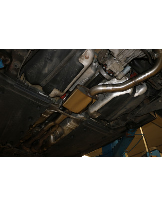 Audi RS3 Tipo 8P quattro Sportback Silenziatore anteriore Ø70mm (Cod. F-AU051280-VSD)