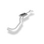 Audi RS3 Tipo 8P quattro Sportback Silenziatore anteriore Ø70mm (Cod. F-AU051280-VSD)