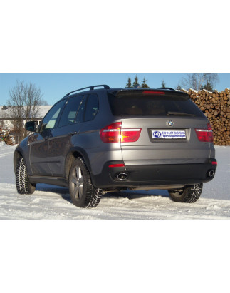 BMW X5 – E70 Terminali di scarico fitted on original Silenziatore posteriore - (Cod. F-BM111010-46