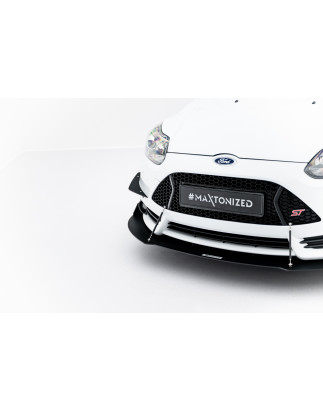 SPLITTER ANTERIORE RACING V.2 Ford Focus ST Mk3 (Cod. M-FO-FO-3-ST-CNC-FD2A)