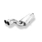 Audi 80/90 Tipo 81/85 Silenziatore posteriore per serial mid silencer (Cod. F-AU010022-166)