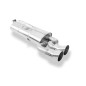 Audi 80/90 Tipo 81/85 Silenziatore posteriore per serial mid silencer (Cod. F-AU010022-166)