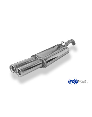 VW Golf II Tipo 19E Silenziatore posteriore – 2x76 Tipo 13 (Cod. F-VW051002-068)